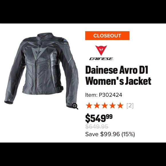 Dainese Lady AVRO D1 Full Leather BNWT - Picture 8 of 8